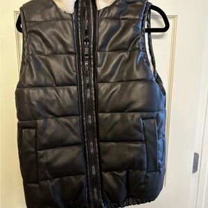Rebecca Minkoff Reversible Cream and Black Vest